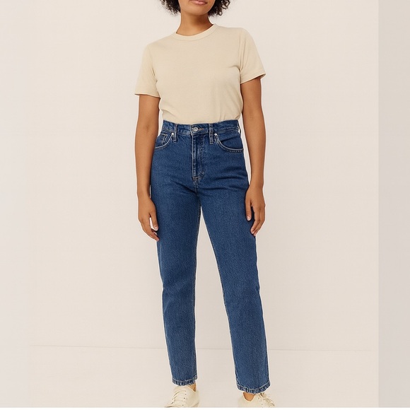 Everlane Denim - Everlane The ’90s Cheeky Jean Women’s High Rise Straight Leg Denim 26 Ankle